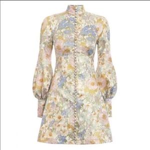 NWOT Zimmermann Super Eight Brocade Mini Dress